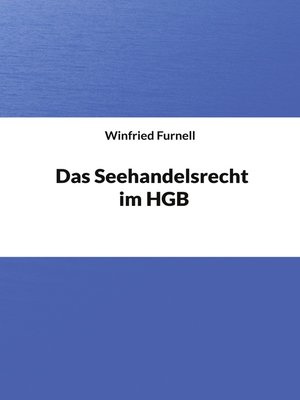 cover image of Das Seehandelsrecht im HGB